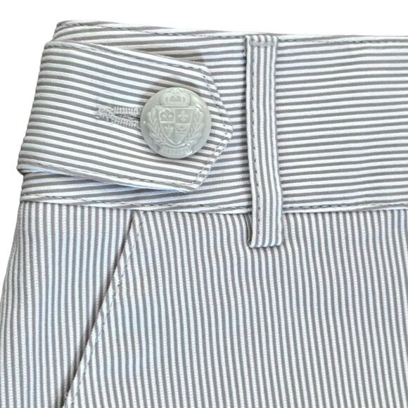 Express Blue White Striped Seersucker Chino 2” Inseam Shorts. 0. NEW. - Picture 3 of 9